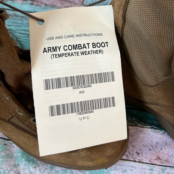 McRae Combat Boots size 4W - Picture 2 of 6